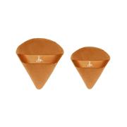 Danessa Myricks - Set di puff per il trucco Yummy Skin Velour Puff Duo - Caramel
