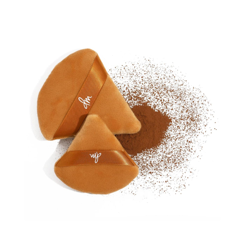 Danessa Myricks - Set di puff per il trucco Yummy Skin Velour Puff Duo - Caramel