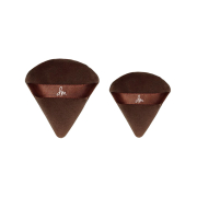 Danessa Myricks - Set di puff per il trucco Yummy Skin Velour Puff Duo - Dark Chocolate