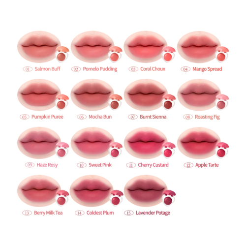 Dasique - Balsamo labbra e guance Souffle Color Pot - 06: Mocha Bun