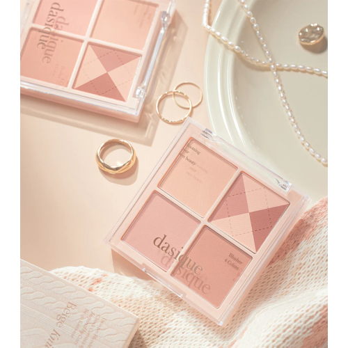 Dasique - Palette di fard in polvere Blending Mood Cheek - 04: Beige Knit