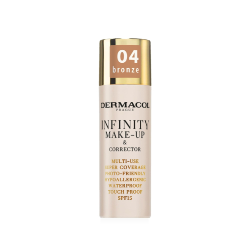 Dermacol - Fondotinta e correttore 2 in 1 Infinity - 04: Bronze