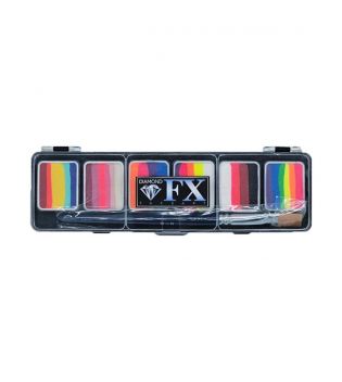 Diamond FX - Palette di 6 colori Split Cakes - Glow