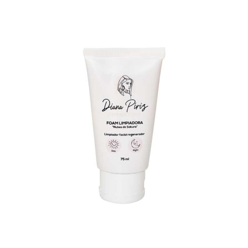 Diana Piriz Cosmetics - Detergente viso rigenerante Nubes de Sakura