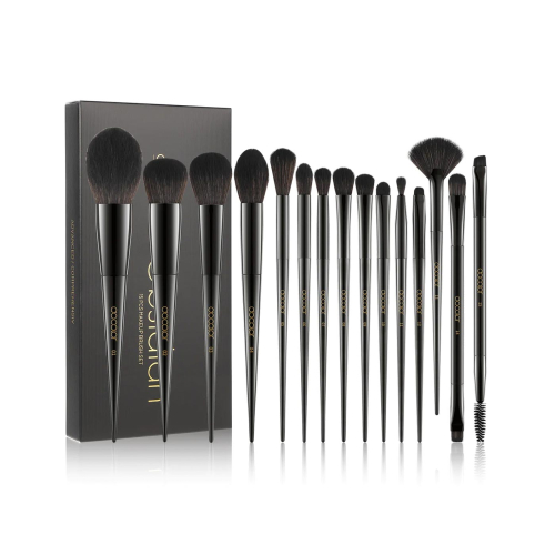 Docolor - Set pennelli Obsidian (15 pezzi)