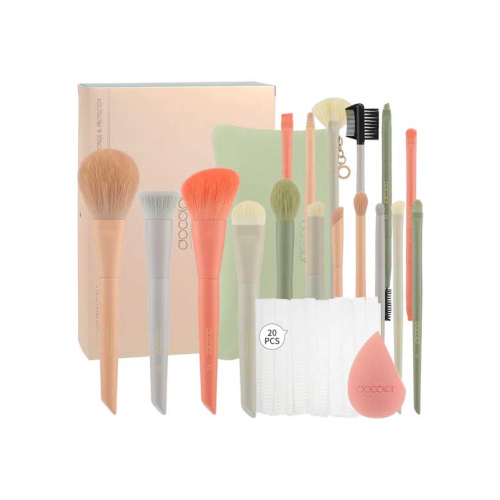 Docolor - Set pennelli e beauty case Morandi