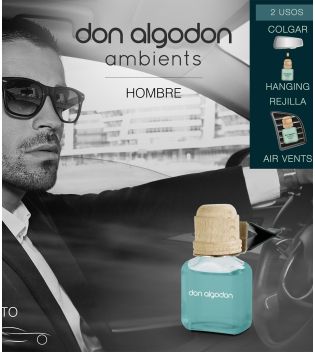 Don Algodon - Deodorante per auto da uomo - Legno di sandalo e ambra
