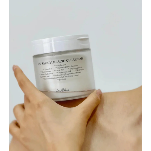 Dr. Althea - Salviette struccanti trasparenti con acido salicilico al 2% - Clear Pads