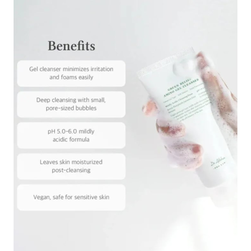 Dr. Althea - Gel Detergente Schiumogeno Green Relief - Pelle Mista Grassa