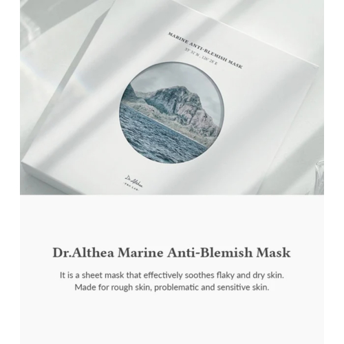 Dr. Althea - Maschera viso anti-imperfezioni marina