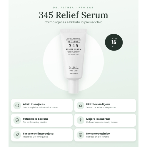 Dr. Althea - Siero idratante 345 Relief - Taglia mini