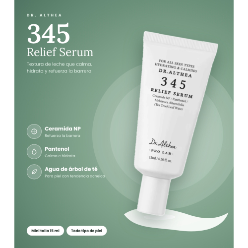 Dr. Althea - Siero idratante 345 Relief - Taglia mini