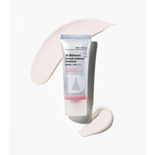Dr.Different - Crema solare per il viso Double Defense Sunblock SPF50+ PA ++++