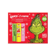 Dr. Paw Paw - *The Grinch* - Trio di balsami per labbra - Peach Pink, Candy Cane Lip Scrub & Original