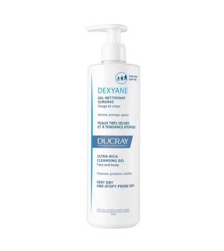 Ducray - *Dexyane* - Gel detergente extra-grasso per viso e corpo - Pelle molto secca e a tendenza atopica