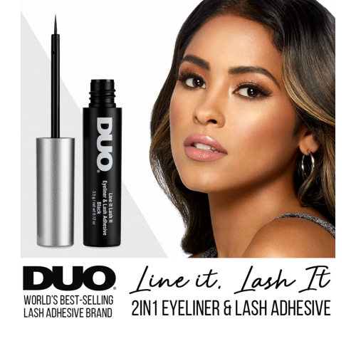 DUO - Eyeliner adesivo per ciglia finte Line it Lash it - Black