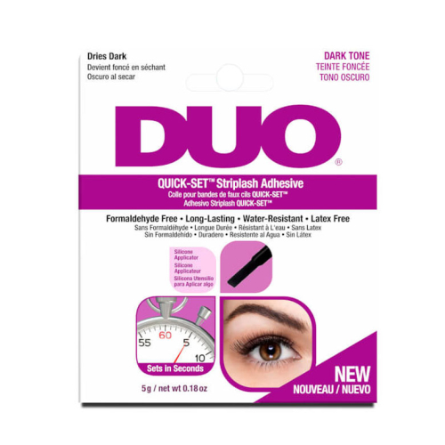 DUO - Colla per ciglia Quick-Set Striplash - Tono scuro