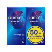 Durex - Preservativi naturali - 2 x 12 unità