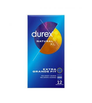 Durex - Preservativi Natural XL - 12 unità