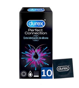 Durex - Preservativi Perfect Connection Extra Lubrificazione - 10 unità