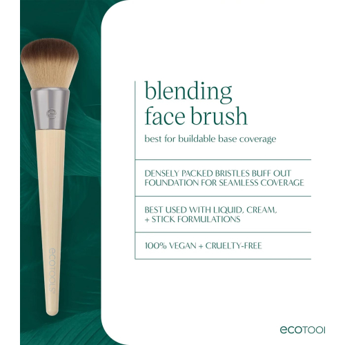 Ecotools - Pennello per fondotinta Blending Face Brush