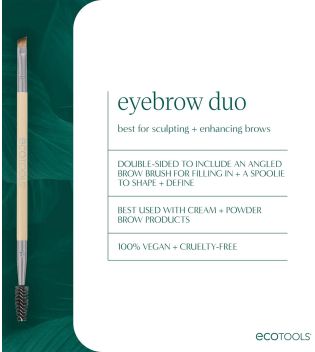 Ecotools - Duo Pennelli Per Sopracciglia Eyebrow Duo