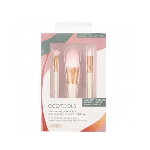 Ecotools - *Holiday* - Mini set di pennelli per trucco Ready Set Glow