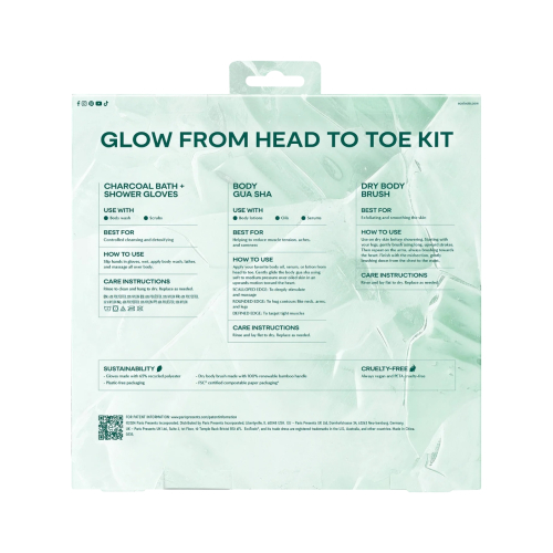 Ecotools - *Holidays* - Set per la cura dei piedi Glow From Head To Toe Kit