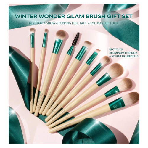 Ecotools - *Holidays* - Set di 10 pennelli Winter Wonder Glam