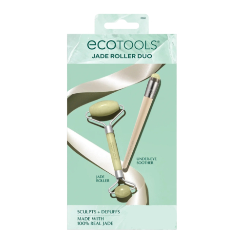 Ecotools - *Holidays* - Set rullo viso e rullo contorno occhi Jade Roller Duo