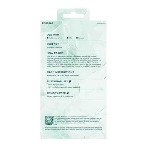 Ecotools - *Holidays* - Set rullo viso e rullo contorno occhi Jade Roller Duo