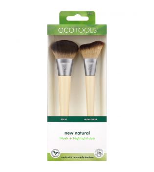 Ecotools - *New Natural* - Set pennelli Blush & Highlight Duo