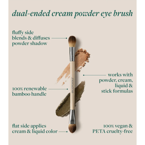 Ecotools - Pennello doppio Cream & Powder
