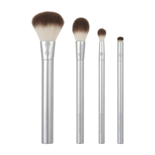 Ecotools - *Precious Metals* - Set di 4 pennelli Cheek + Eye Highlight