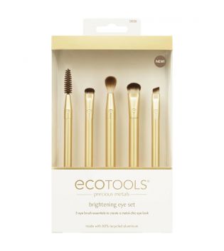 Ecotools - *Precious Metals* - Set di 5 pennelli Brightening Eye