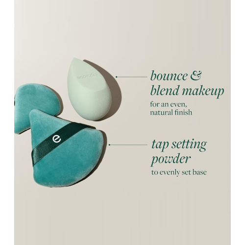 Ecotools - Set di pennelli + spugna The Blend and Set Kit
