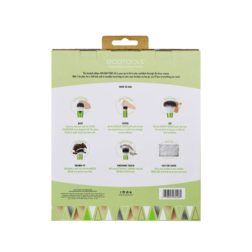Ecotools - Set di pennelli Holiday Vibes