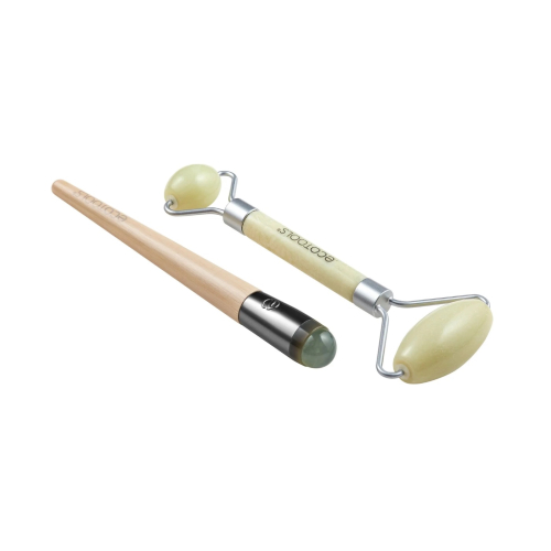 Ecotools - Set rullo viso e rullo contorno occhi Jade