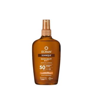 Ecran - *Sunnique* - Olio secco protettivo SPF50 Tan +