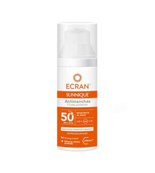 Ecran - *Sunnique* - Fluido solare viso antimacchia SPF50+