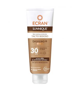 Ecran - *Sunnique* - Gel-crema protettivo Broncea+ SPF30
