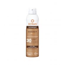 Ecran - *Sunnique* - Latte spray protettivo solare Broncea+ SPF30