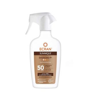 Ecran - *Sunnique* - Latte per la protezione solare Broncea+ SPF50