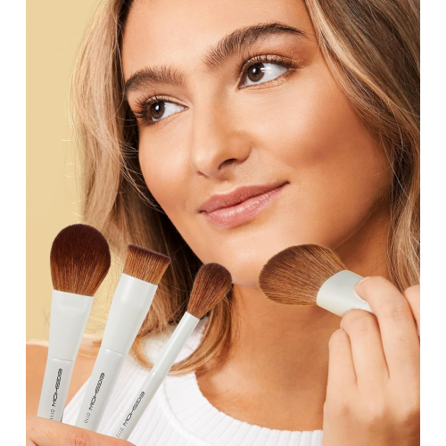 Eigshow - *Duo Series* - Set di 3 pennelli per trucco a doppia punta - White