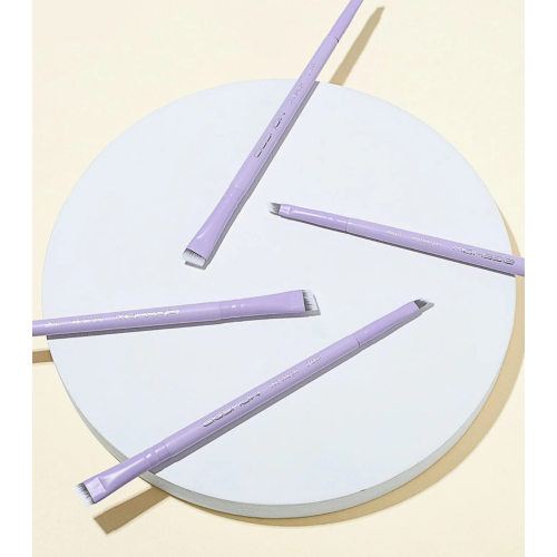 Eigshow - *Purple* - Pennello a doppia punta per eyeliner e sopracciglia - D104P
