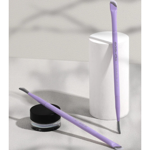 Eigshow - *Purple* - Pennello a doppia punta per eyeliner e sopracciglia - D109P