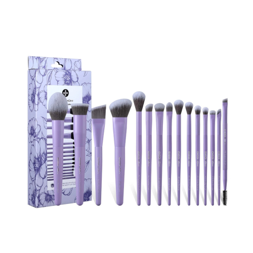 Eigshow - *Purple* - Set di 15 pennelli per il trucco
