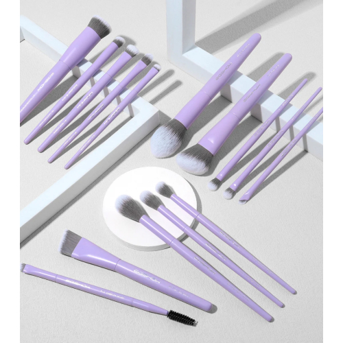 Eigshow - *Purple* - Set di 15 pennelli per il trucco