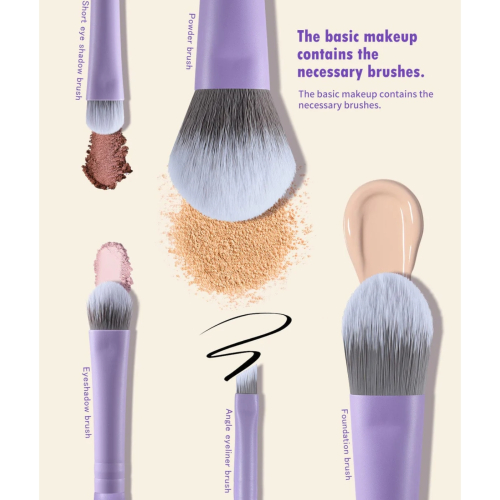 Eigshow - *Purple* - Set di 5 pennelli per il trucco DayPlus