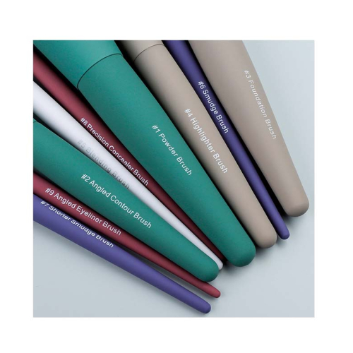 Eigshow - Set 9 pennelli trucco Pro - Colorati